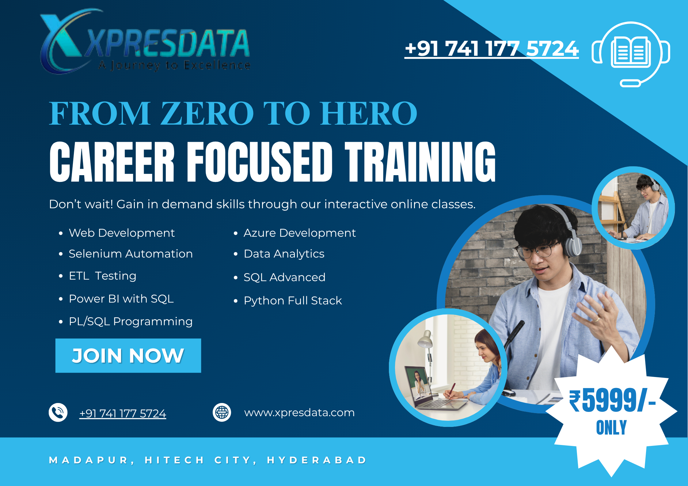 Microdegree Live classes